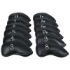 Good Quality PU Leather Iron Head Cover Set For Golf Club