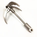 Grappling Hook Folding Survival Claw Multifunctional Stainless Steel Hook For Outdoor Camping Hiking Tree Rock Mountain Climbing