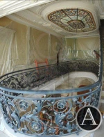 great wrought iron square tube iron fence balustrade