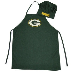 Green Bay Packers Chef Hat/Apron Set Green