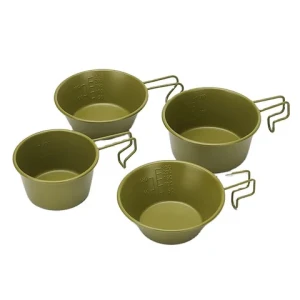 Green Nonstick Coated Sierra Cup Camping Bowl Outdoor Camping Bowl Outdoor Camping Gear Cookware Set