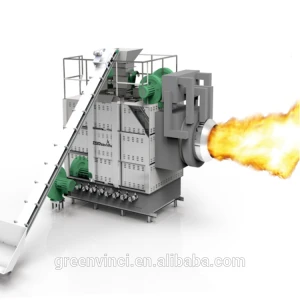 Green solution wood chips wood pellets biomass gasifier burner price for boiler to replace oil,gas, coal,wood fired project