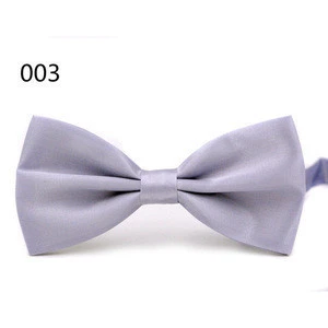 Groom Wedding Party Hot Cheap Wholesale Solid Color Large Polyester Silk Lighted Christmas Butterfly Bow Ties Men