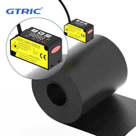 Buy Gtric Square Laser Distance Sensor Diffuse Reflection Photoelectric ...