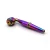 Import Hand metal bowl Shaped Tobacco Pipe  95*30mm Filter Smoking Mini Cigarette Stainless Steel Smoke Pipes Stocks from China