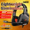 Headphones Gaming Headset Gamer wired pc 3.5mm over-ear with Volume Controller and Retractable Microphone,for PC,PS4,Xbox one