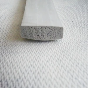 heat resistance Silicon foam sponge rubber seal strips