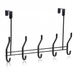 Heavy Duty Clothes Wall Storage Wrought Iron Over The Door Hook Metal Hanger