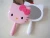 Import Hello Kitty lovely handle mirror portable makeup mirror household girls pocket mirror from China