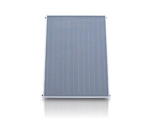 High Absorption Low Emittance Flat Plate Solar Hot Water Collector