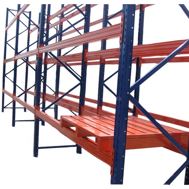 high density industrial storage 45t per laye steel pallet racking