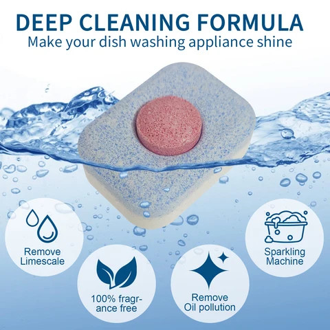 High Efficiency Solid Dish Washing Tablets Stains Cleaning Detergent for Tableware
