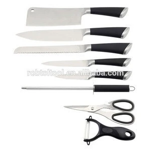High Grade 7pcs Super Kitchen Gift Knife Set with Acrylic Stand