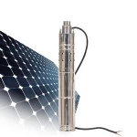 High pressure portable electric 24v dc small brushless solar submersible screw bore well water pumps for garden irrigation