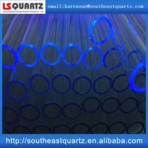 High purity infrared heat quartz tube for tube furnace