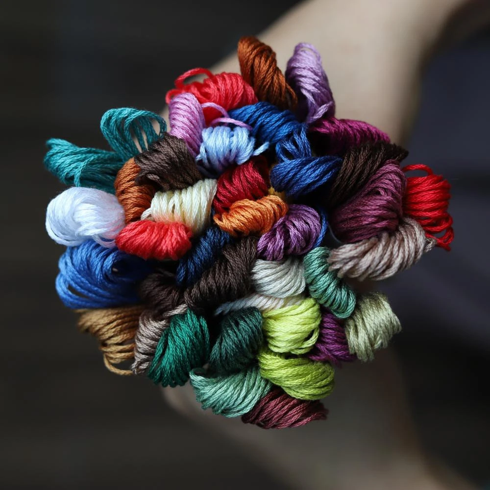 High quality 100% Cotton Cross Stitch Thread