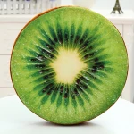 High Quality 3d Print Round Custom fruits Seat Cushion