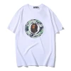 High quality BAPE cotton animals head new type bape mens T-shirt with Asian size