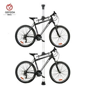 High quality bicycle floor to ceiling storage stand Bicycle Bike Hanger Parking Rack