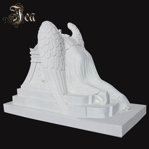 High quality blank granite marble angel tombstone monuments and headstones