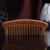 Import High quality classical Double-sided carved Peach wood comb fashion hair comb wholesale from China