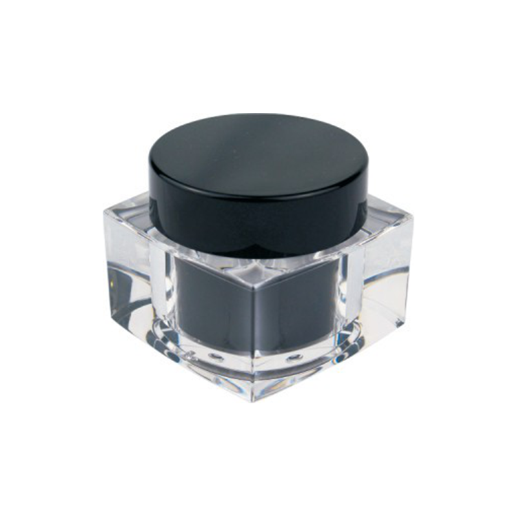 High Quality Custom Clear Ceramic Glass Jar Cosmetic Cream Jar With Lid