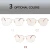 Import High Quality Customized classic Metal Frame Handmade Stainless Steel Eyewear  Women Men Optical Glasses Spectacle Frame wenzhou from China