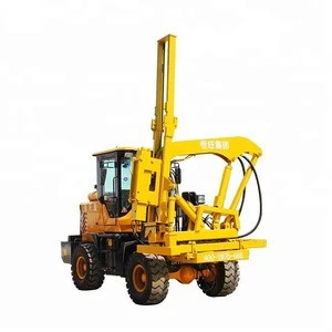 High Quality diesel Powered Fence Pile Driver Handheld Guardrail petrol Post Driver