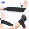 high quality factory price elastic winding compression breathable wrist support/wrist bracer/wrist bandage