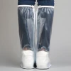 High Quality Fashion Transparent High Knee Shoe Covers for Men and Women Non-slip Rain Boots Shoe Cover