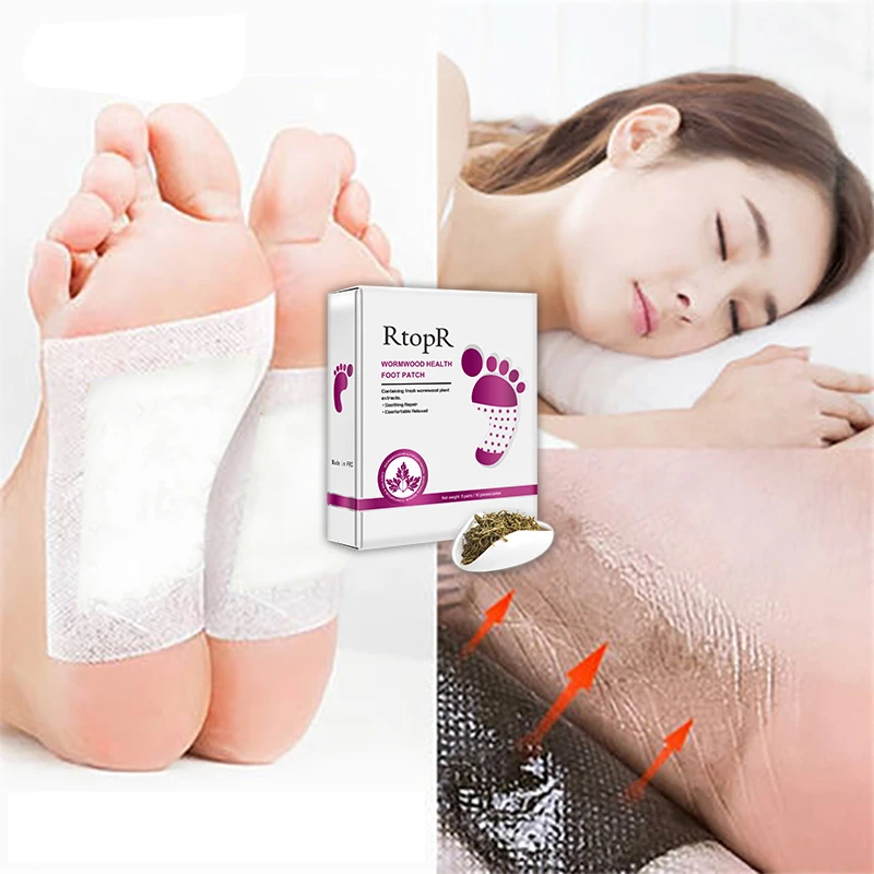 High quality health preservation detox foot pads wormwood health foot patch