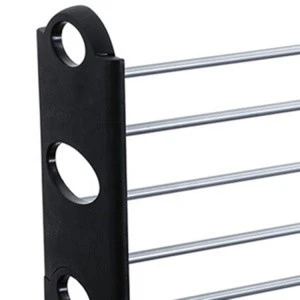 High Quality hot selling 4 tiers  shoe display racks cabinet durable metal shoe rack organizer . .