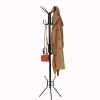 high quality Living Room Furniture Modern fashion design Coat Rack metal Hat Hanger Holder Jacket Umbrella Tree Stand Base Black
