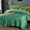 High-quality luxury 4pcs bedding set , Solid color, Soft bed comforter set