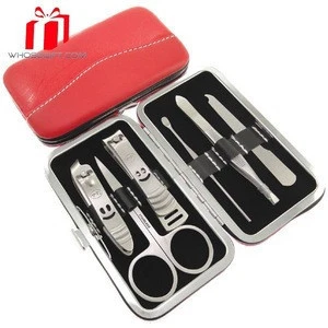 High Quality Manicure Set In Zipper Case Black / Manicure Set / Manicure Kit/ Beauty Instruments