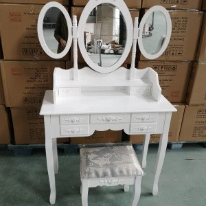 High quality modern three mirror dresser / simple dresser with mirror