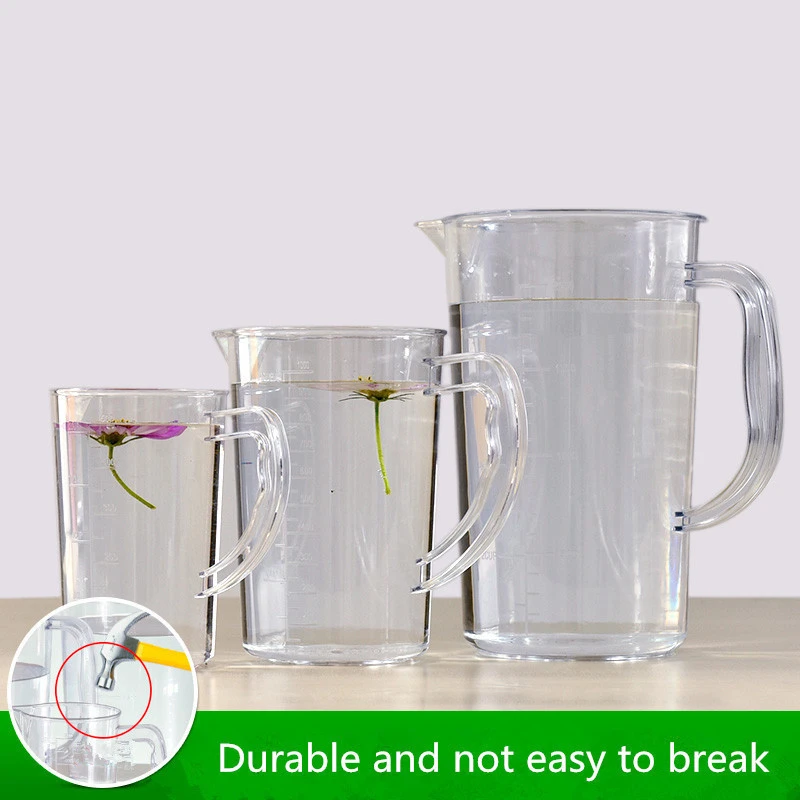 High quality PC Measuring Cup Graduated Plastic Beaker