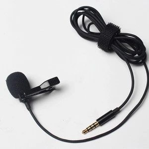 High Quality Portable Mini 3.5mm Tie Lapel Lavalier Clip Microphone