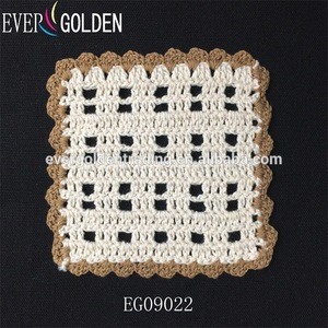 High-quality products imported from China, coasters, catering accessories, cotton crochet products sell well EG09022