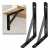 Import High Quality Promotional Steel Metal L Shaped Support Shelf Brackets from China