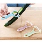 High Quality Vegetable Peeler Fruit Peeler Ceramic Peeler With Plastic Handle