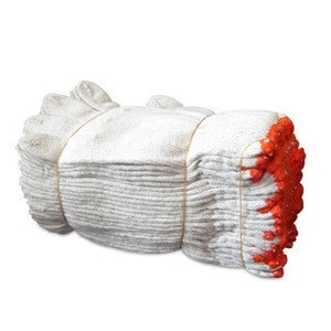 High Quality White cotton gloves labour supply 35g cotton gloves