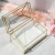 Import High Quality Wholesale Luxury Golden Napkin Holders Glass Tissue Box from China