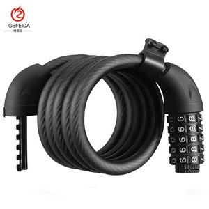 High Security 5-Digit Coloured Combination Bicycle Wire Cable Lock Safety Road Mountain Cycling Bike Cable Lock