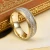 Import Highly Polished Arrows Inlay Gold Mens Tungsten Carbide Wedding Rings from China