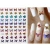 Import Holographic 1PCS/PACK Flying Butterfly 3D Manicure Decal Sticker ZD3700-3717 Nail Decoration Butterfly Sticker from China