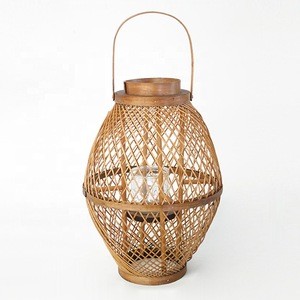 Home Decorative Bamboo Lantern for Candles