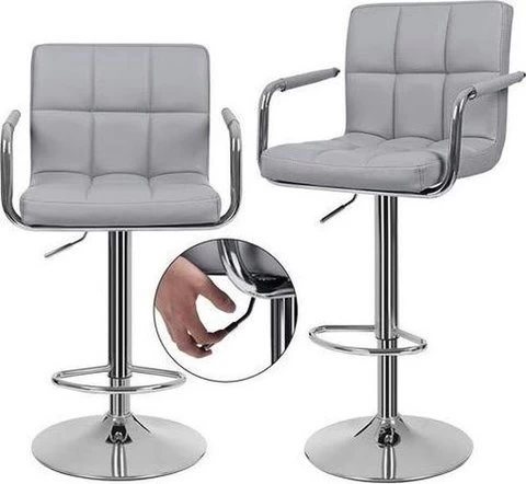 home  furniture restaurant modern armrest high back bar stool lift Swivel fabric  bar chair
