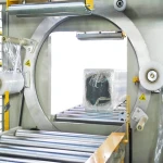 Horizontal Wrapping Machine Horizontal Stretch Film  Pipe Wrapping Machine on-Line Aluminum Profile Wrapping Machine