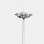 Import hot dipped gavanized 10m single arm street light pole high mast light pole from China